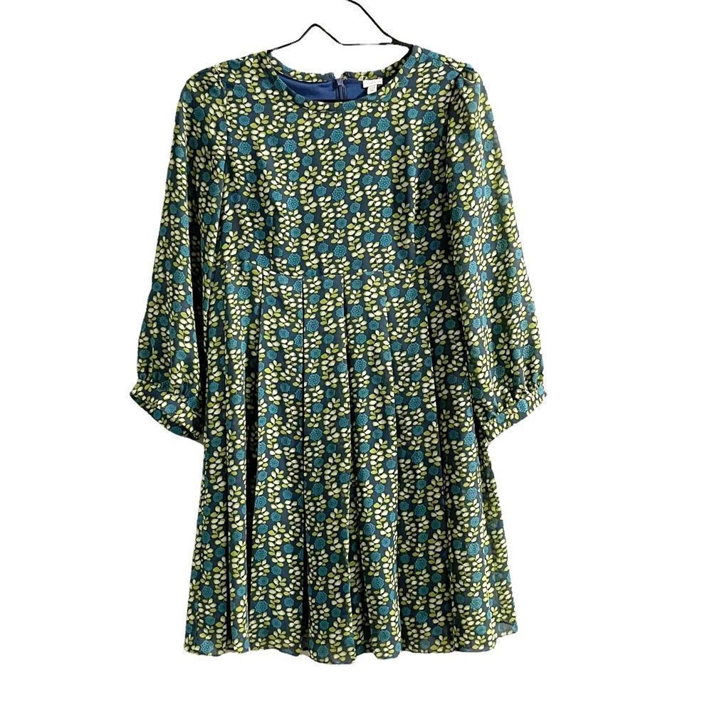 Fossil Pleated Babydoll Floral Dress
